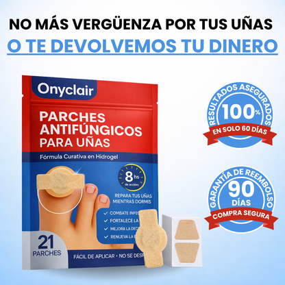 Onyclair® - Parches Naturales Para Tus Uñas